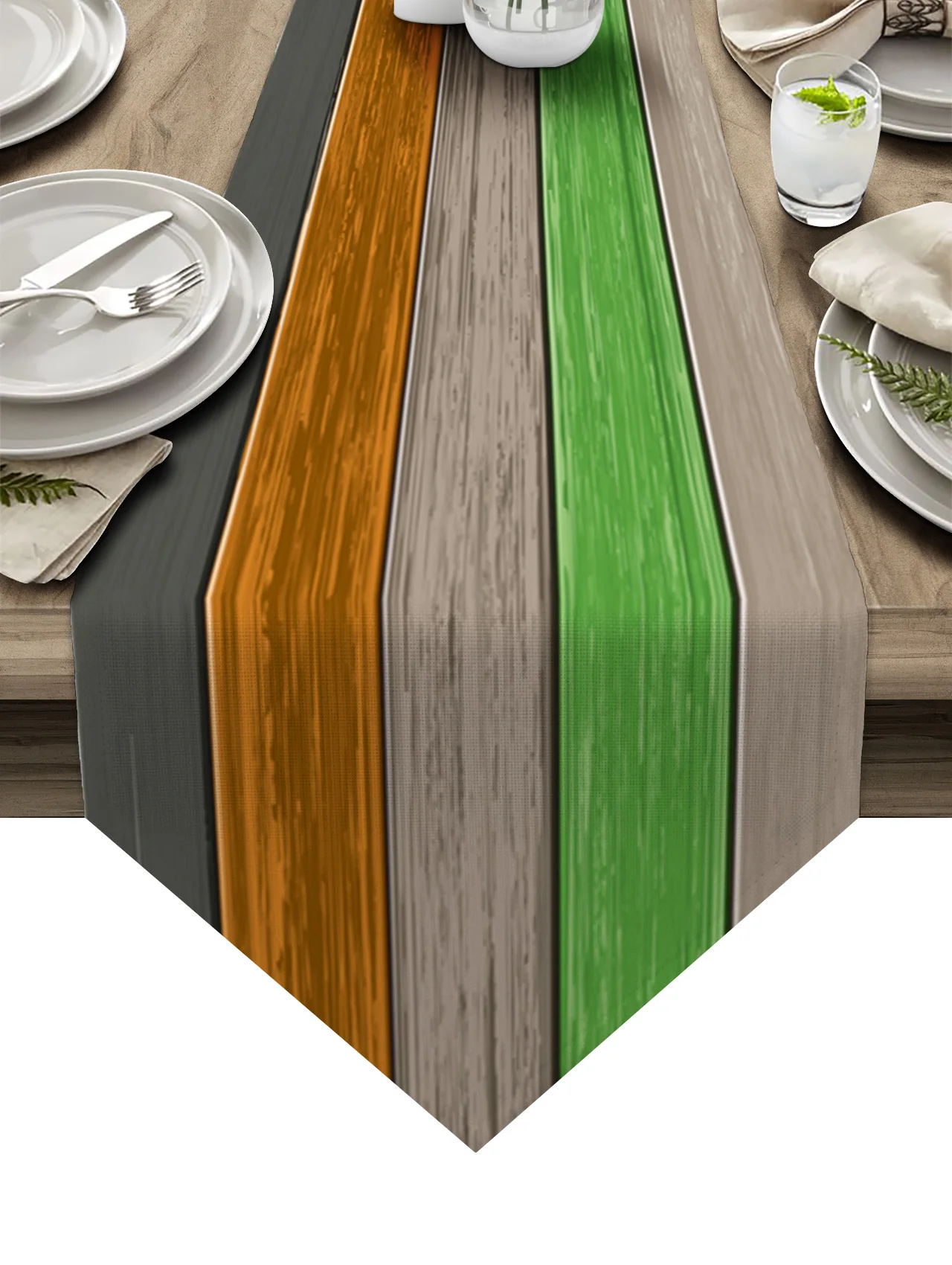 

Vintage Farm Barn Wood Table Runner Country Wedding Decoration Tablecloth Table Flag Placemat Dust Cover Table Mat For Home