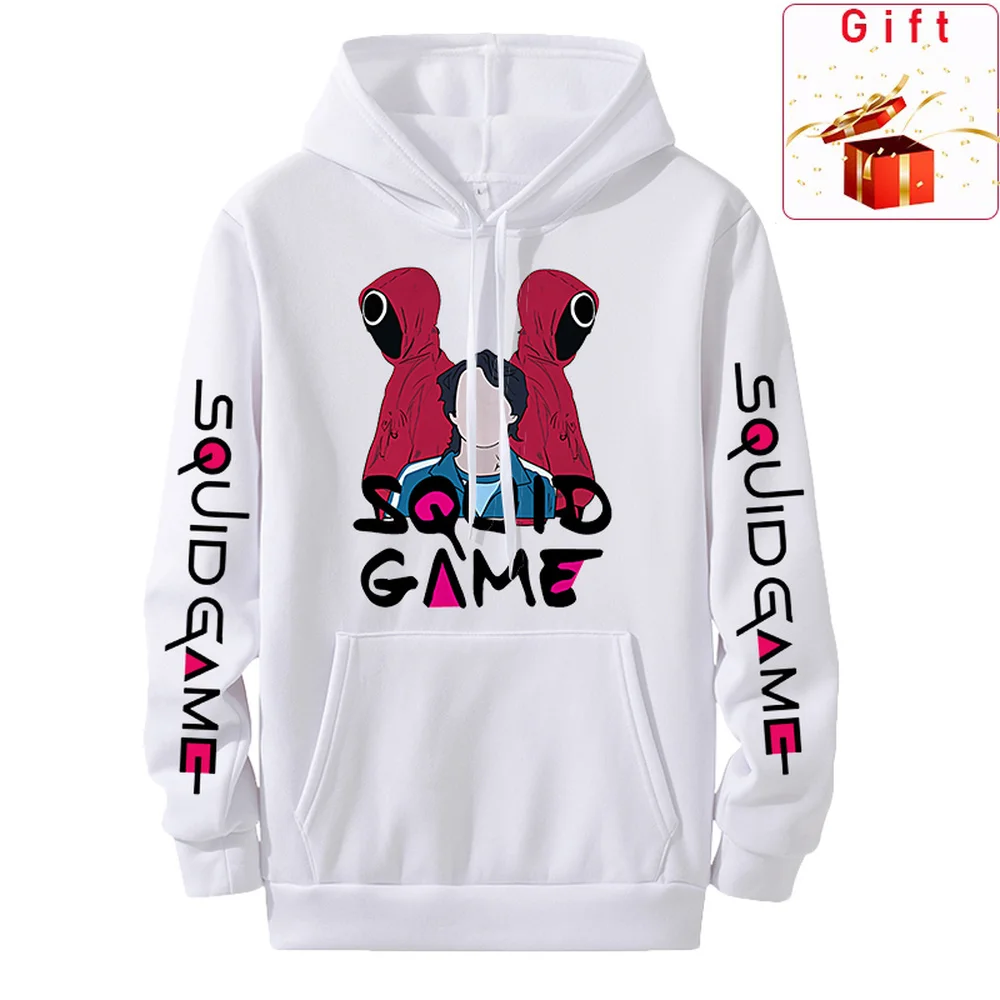 

Squid Game Merch Hoodie 456 Sweatshirt 067 Jacket Cotton Fleece Cloth Casual Streetwear Pullovers Random One Gift