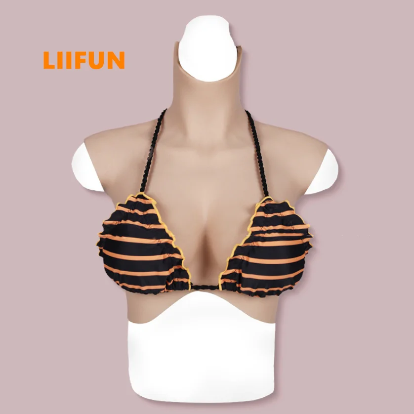 

Liifun Realistic Crossdressing Silicone Suit Fake Boobs For Mastectomy Transgender Cosplay Drag Queen Shemale Crossdresser
