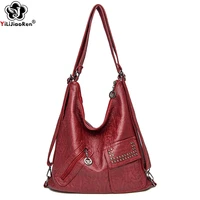 fashion handbags women shoulder bags designer large tote multi pocket ladies travel hand bag quality leather crossbody bags