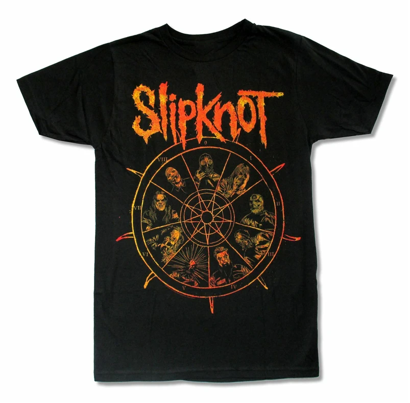 Slipknot The Wheel черная футболка новая для взрослых металлическая музыкальная группа