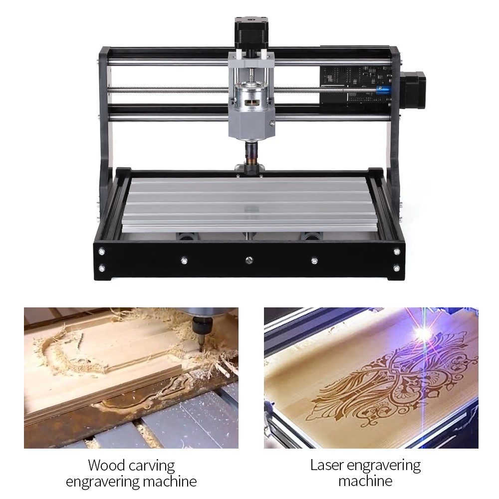Набор фрезерных станков с ЧПУ CNC3018 CNC3018PRO лазерный гравировальный мини станок