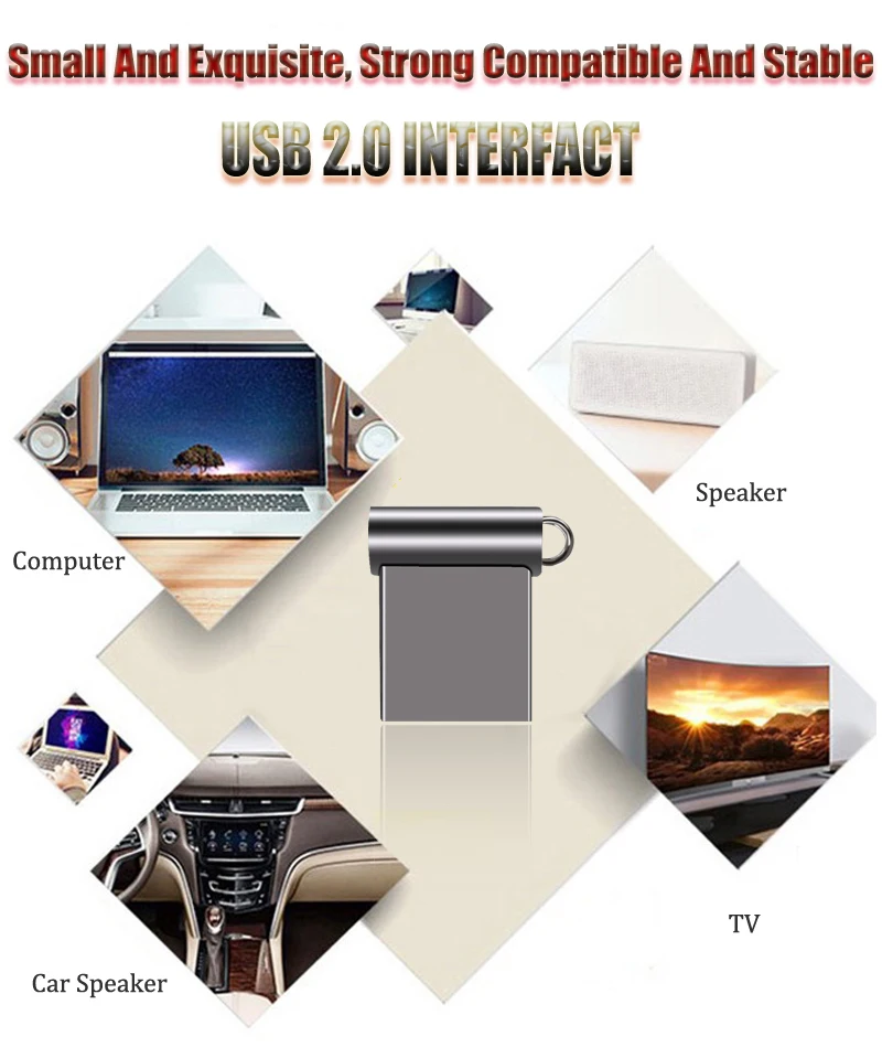 USB флеш-накопитель мини металлический водонепроницаемый usb 2,0 флеш-накопитель 32 Гб 64 Гб 128 Гб 16 Гб карта памяти
