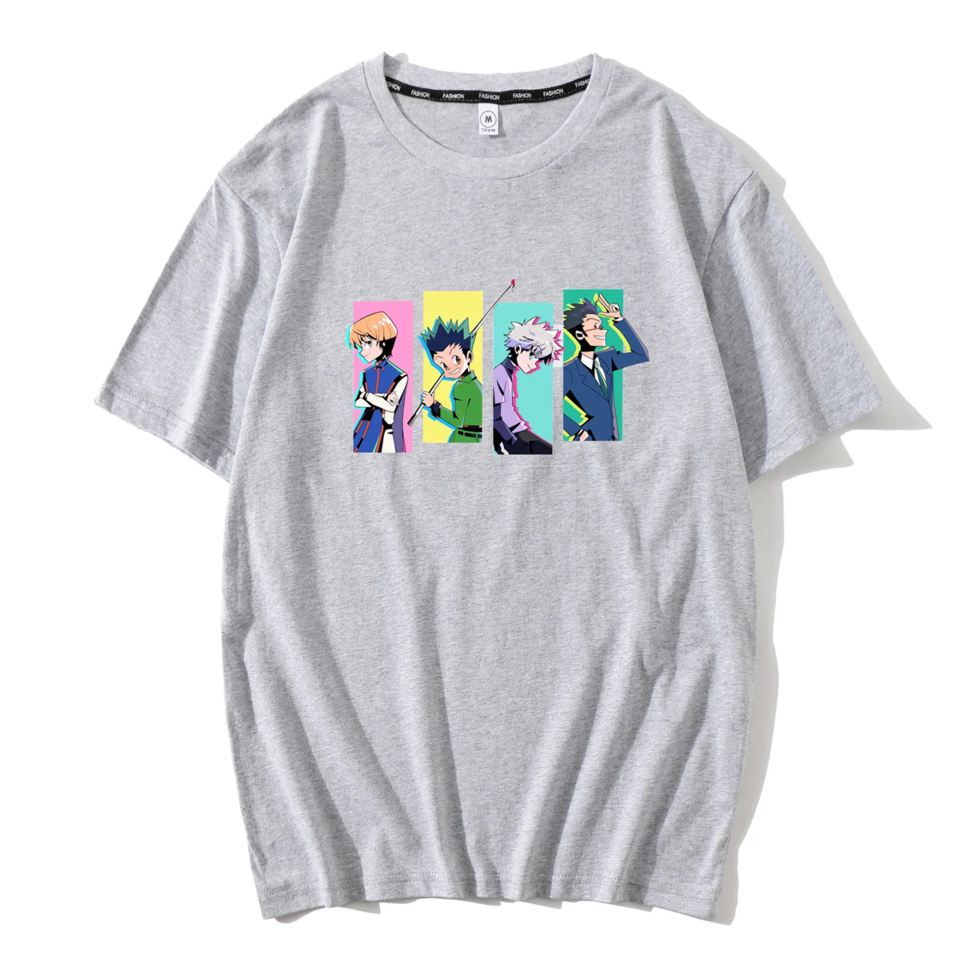 

Men Women T-shirt Tops Kawaii Hunter X Hunter Tshirt Killua Zoldyck T-shirt Crew Neck Fitted Soft Anime Manga Tee Shirt Clothes