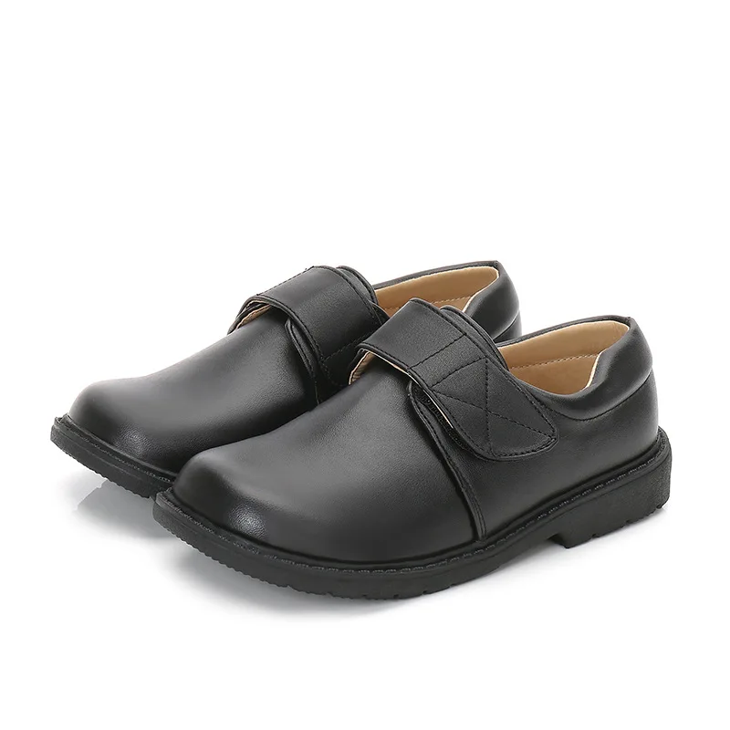 Zapatos de vestir blancos y negros para ni&ntilde;os, moda de Oto&ntilde;o, para actuaciones, suaves y transpirables, nuevos de cuero, 2022-3