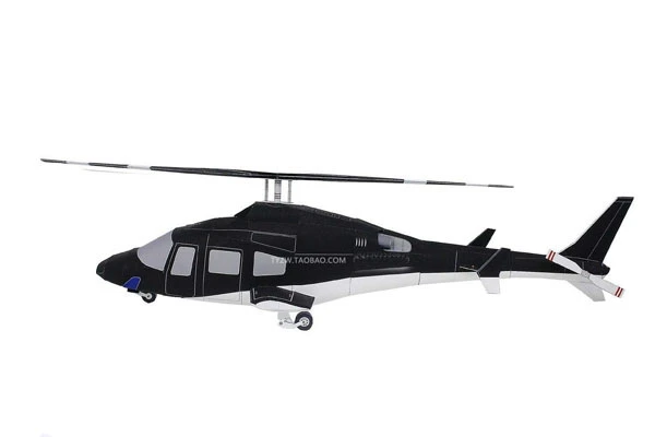 Двустворчатых вертолет 3D Бумага модель сделай сам головоломка Hand made самолет