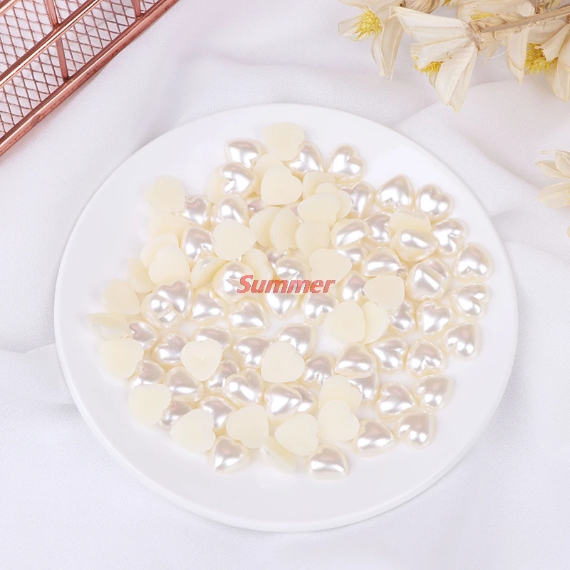 

Hot DIY Acrylic Round White Ivory Imitation Pearl Loose Beads Jewelry Crafts Grament Clothes Headwear Shoes Bags Hats Decor