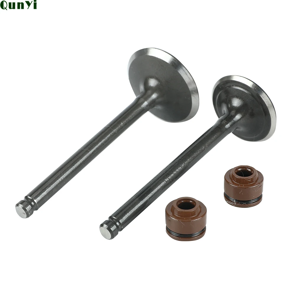 Впускные выхлопные клапаны мотоцикла с маслоуплотнением в комплекте для