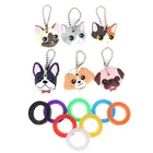 132 шт. с мультяшками силиконовый защитный ключ чехол Крышка для ключей Управление Пылезащитный чехол мелких предметов, косметики, органайзер для аксессуары и принадлежности для дома