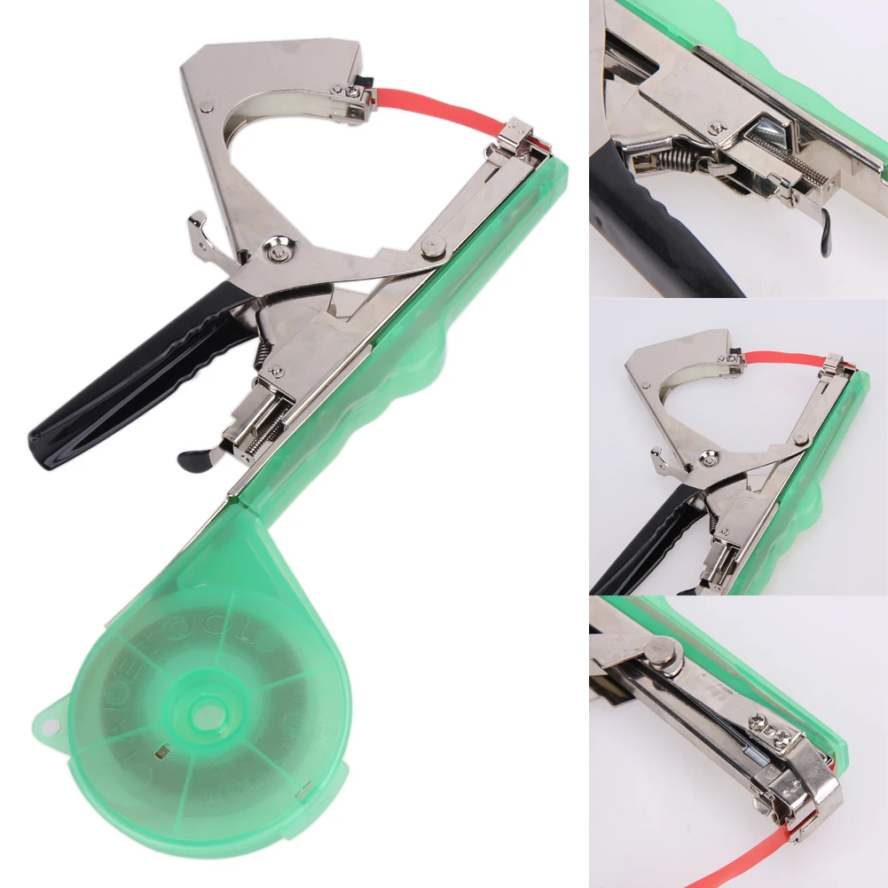 

Branch Tying Machine Kit for Vegetable Grape Tomato Cucumber Pepper Flower Plant Garden Tape Tool Hand Tying Binding Machine
