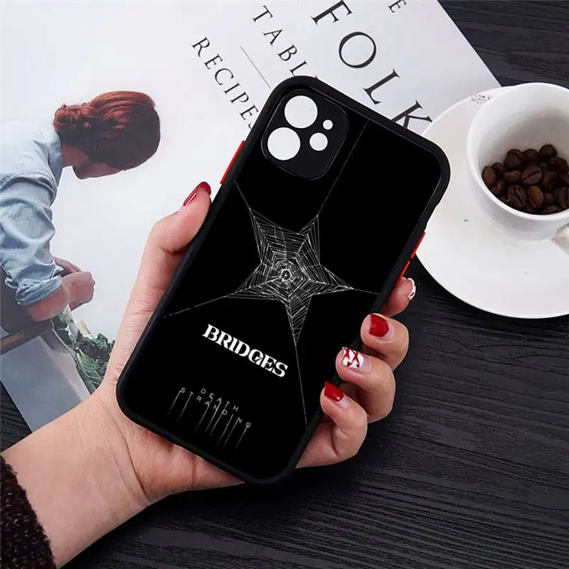

DEATH STRANDING game hot Phone Case Matte Transparent for iPhone 7 8 11 12 s mini pro X XS XR MAX Plus cover funda