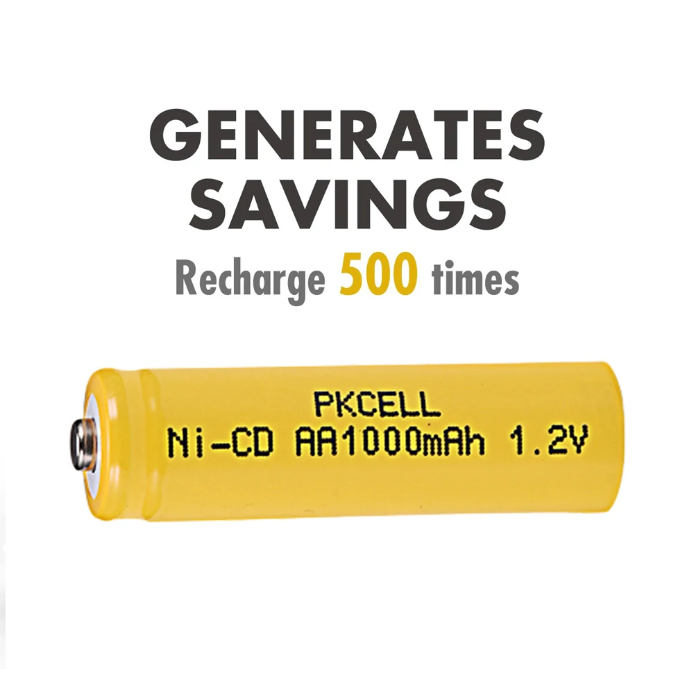 20Pcs Rechargeable Battery NICD 1.2v aa 1000mah Button Top nicd For Electric Shavers Massagers Tooth Brushes |