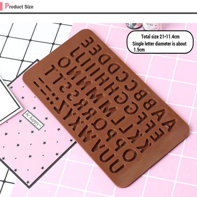 Аксессуары для выпечки крем торт 26 Алфавит инструменты украшения шоколада форма