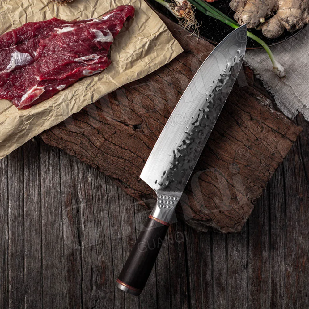 

Stainless Steel Chef Knives Utility Kitchen Cleaver Slicing Vegetable Chef Knife Meat Butcher Knives Forged Steel Kitchen Knives