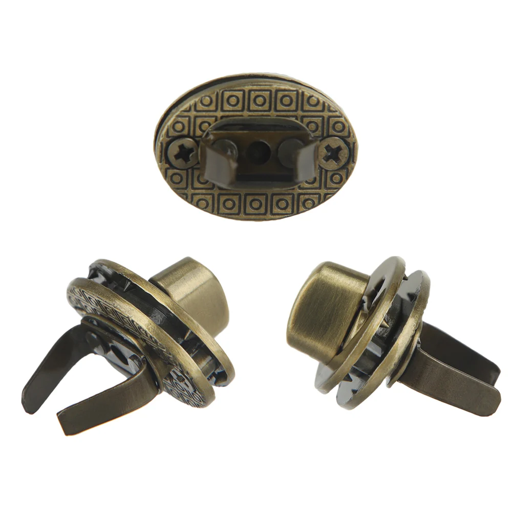 1 шт. металлическая прочная застежка поворотный замок для сделай сам сумка