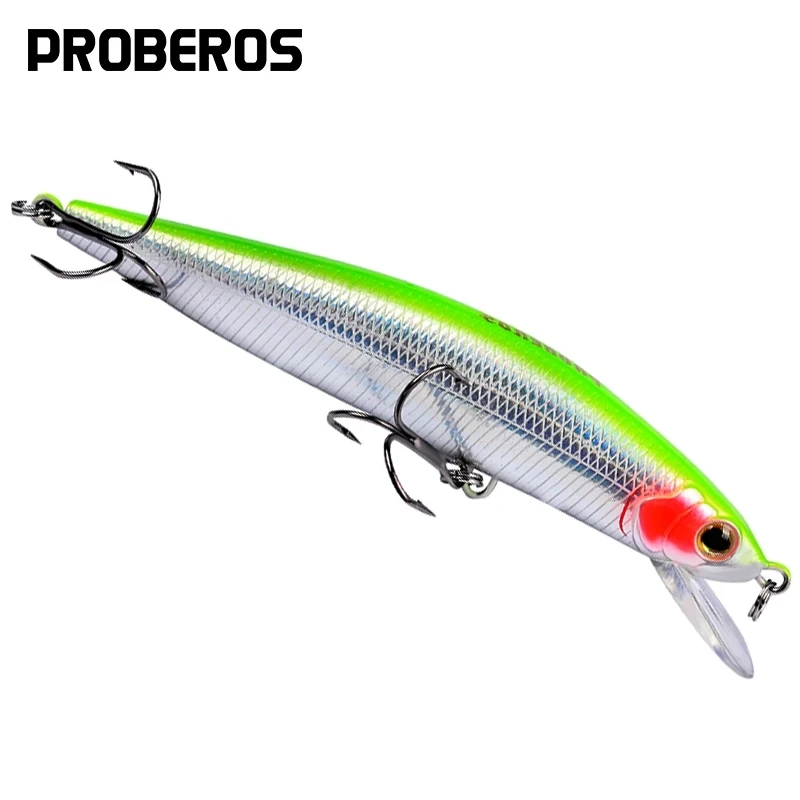 PROBEROS Fishing Lure Exported to Japan Fishing Bait 5.3"-13.5cm/24g-0.85oz Minnowbait 7 Color Fishing Tackle 2# Hook Isca