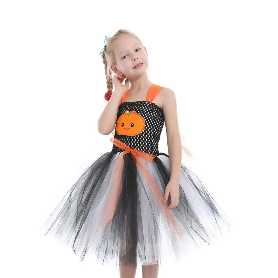 Костюм на Хэллоуин ведьма волшебник костюм в цветочек для маленьких девочек