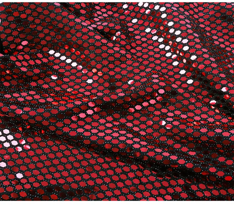 Polyester patch Bling bling diamond Sequin fabric material | Дом и сад