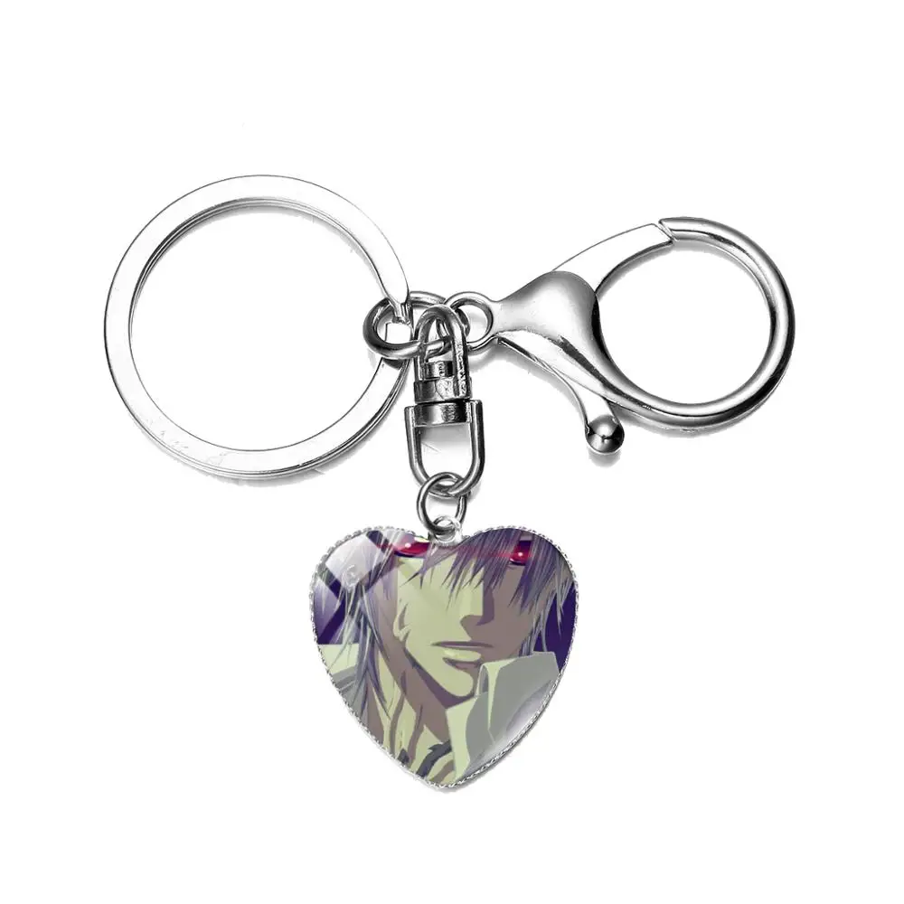 Азиатских Code Geass аниме брелки для ключей стекло кабошон серебро Цвет омара