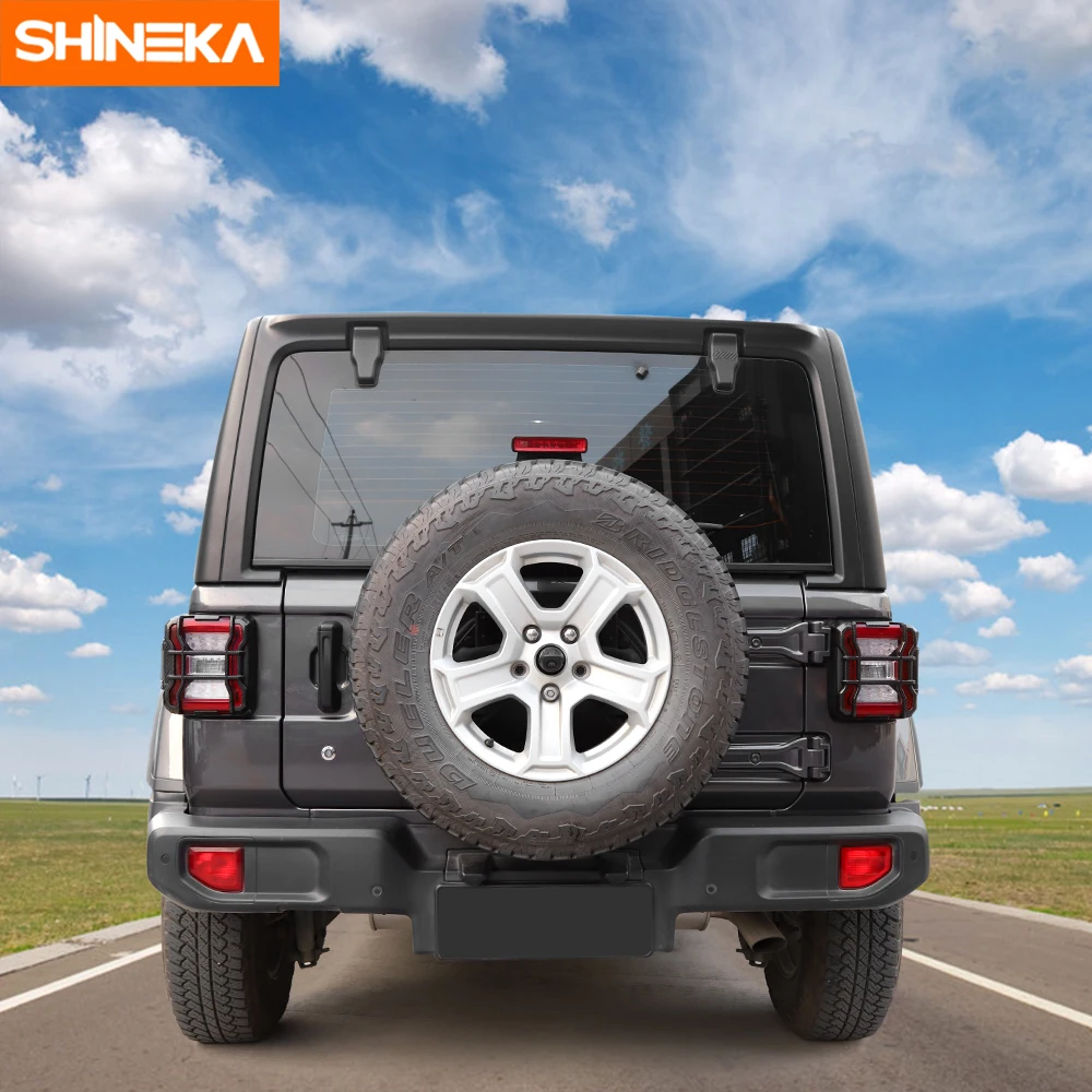 Колпаки для фар SHINEKA Jeep Wrangler JL задний фонарь автомобиля защитные аксессуары 2018