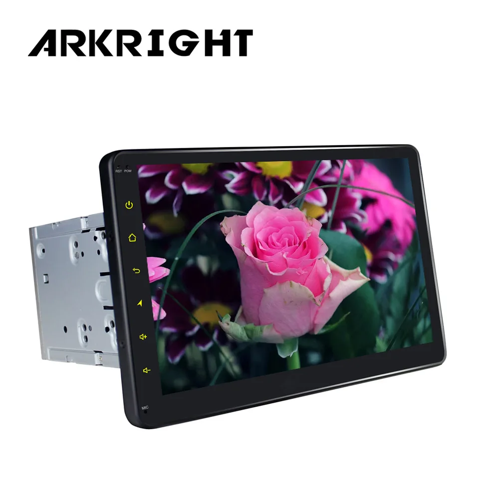 Автомагнитола 2DIN 10 1 дюйма GPS Android 8 Восьмиядерный процессор SC9853 Wi Fi Bluetooth HD