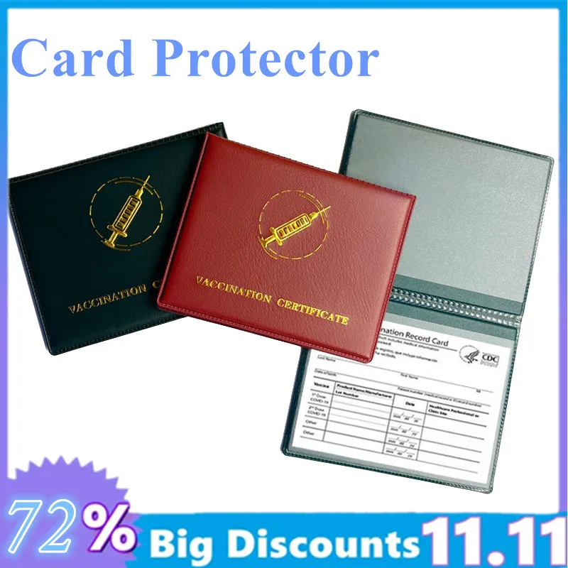

2 Styles Waterproof Multipurpose Unisex PU Leather Card Book Protector PVC Soft Film Passport Holder Storage Bags