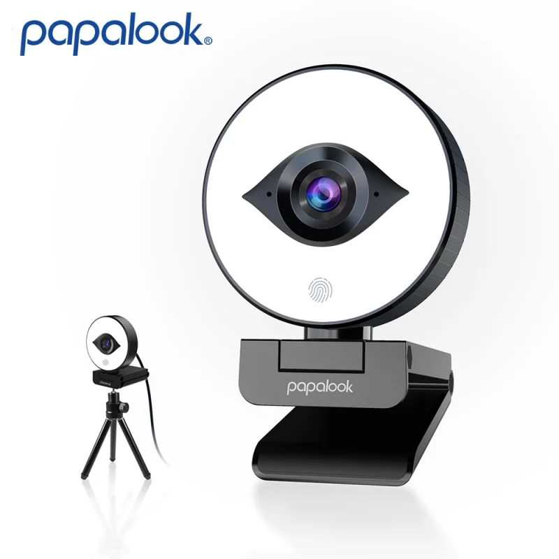 Веб-камера FHD 60FPS 1080P с кольсветильник кой веб-камера PAPALOOK PA552 PRO USB2.0 автофокусом