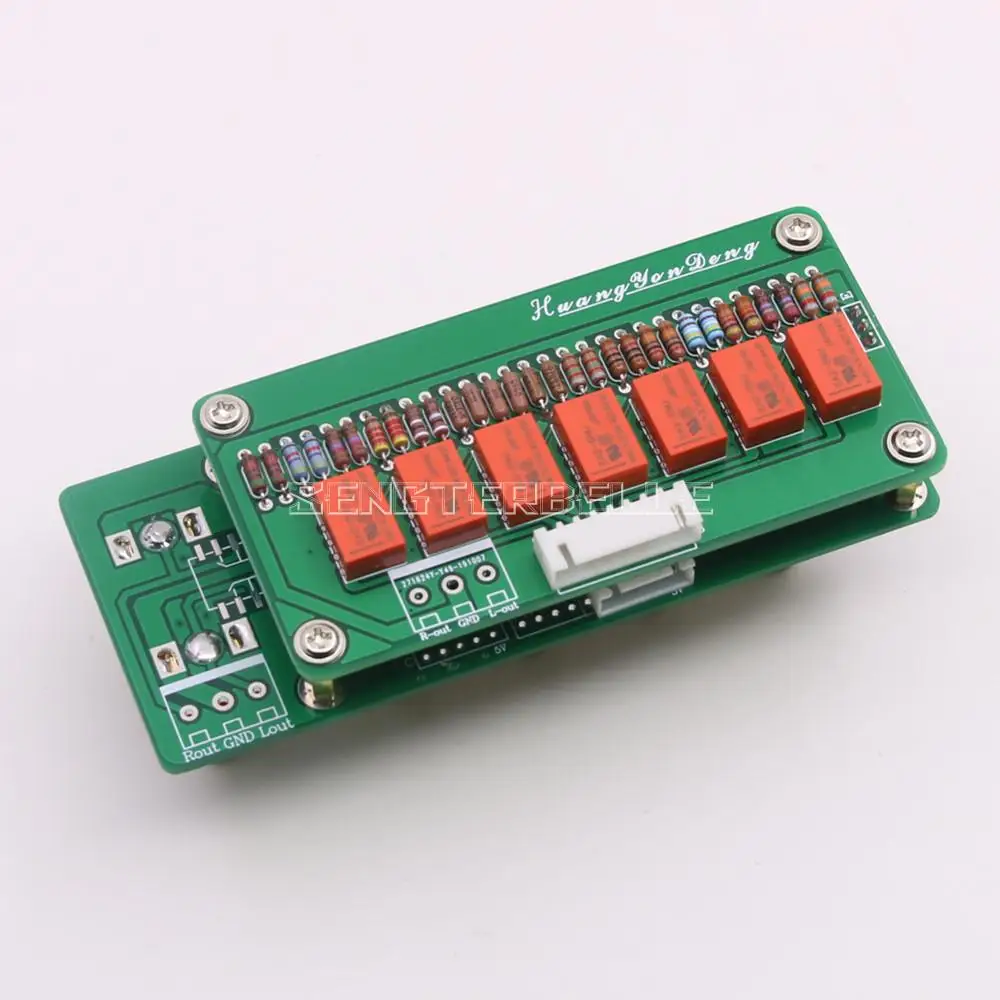Assembled Hi-end 128 step Remote volume control board Relay pure resistor shunt hifi preamp | Электроника