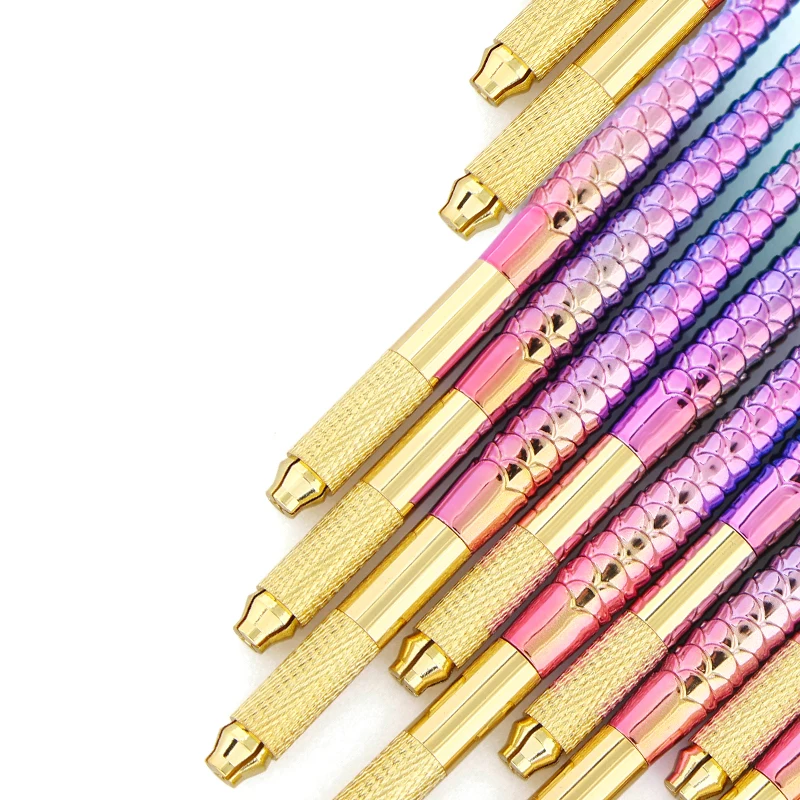 2pcs beauty microblading pen Microblading Tattoo Machine For semi-Permanent Makeup Eyebrow lip eyeline Manual 3D |