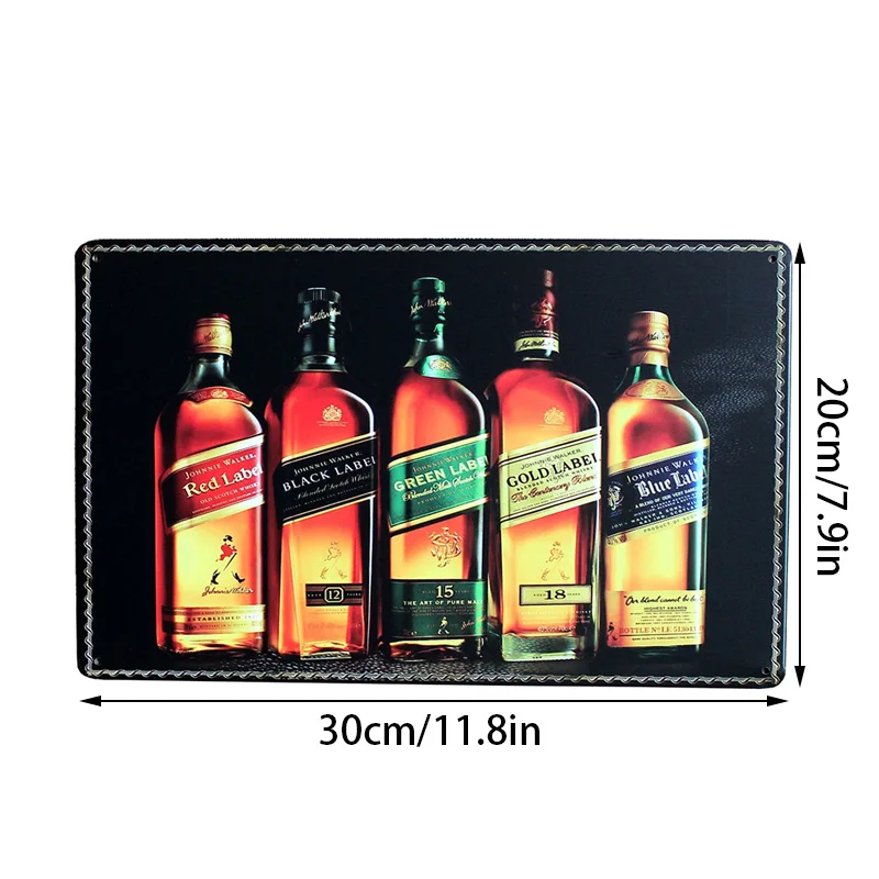 Пивной Бокал Вина ура ретро металлическое олово винтажная табличка стена