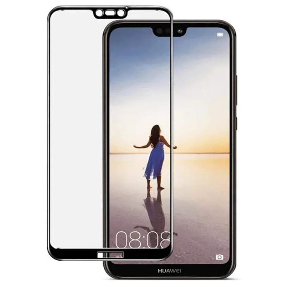 2 шт полное покрытие протектор экрана из закаленного стекла для Realme