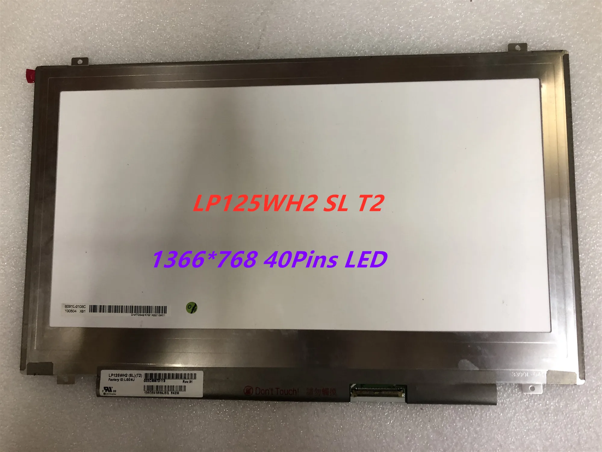 LP125WH2-SLT2 сменный экран для ноутбука 12 5 дюйма светодиодный HD 40 контактов без