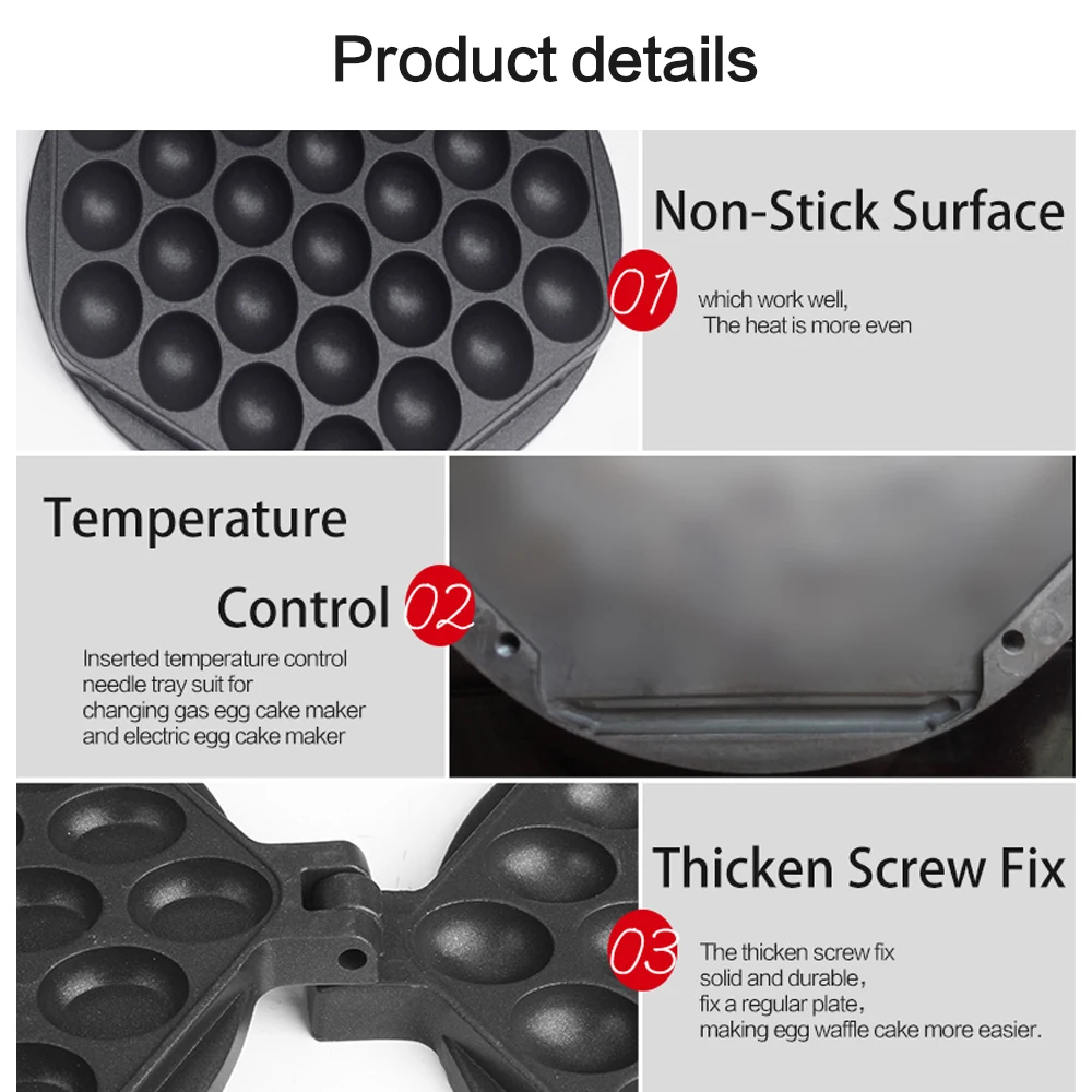 WantJoin вафельница с пузырьками противень для выпечки дома тефлоновая