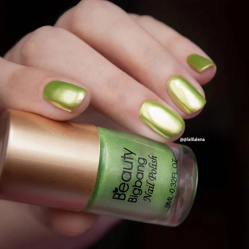 Металлический зеркальный Гель лак для ногтей с зеркальным эффектом 10 цветов|Лак