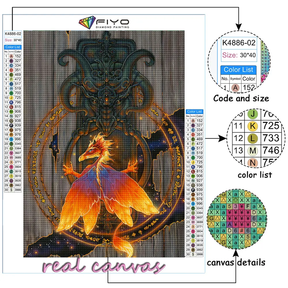 Алмазная живопись сделай сам животное единорог волк вышивка мозаика Волшебная
