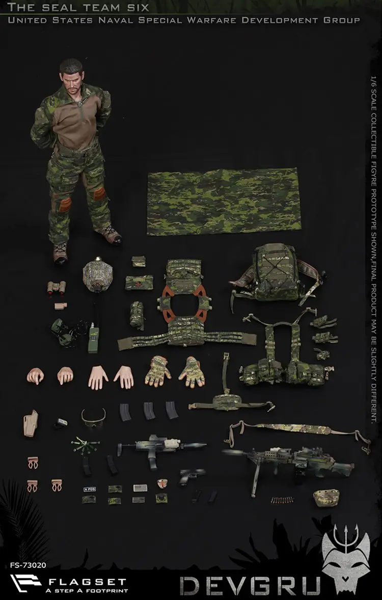 

New1/6 scale US SEAL Team 6 DEVGRU Jungle Decapitation 12-inch action figure set toy collection