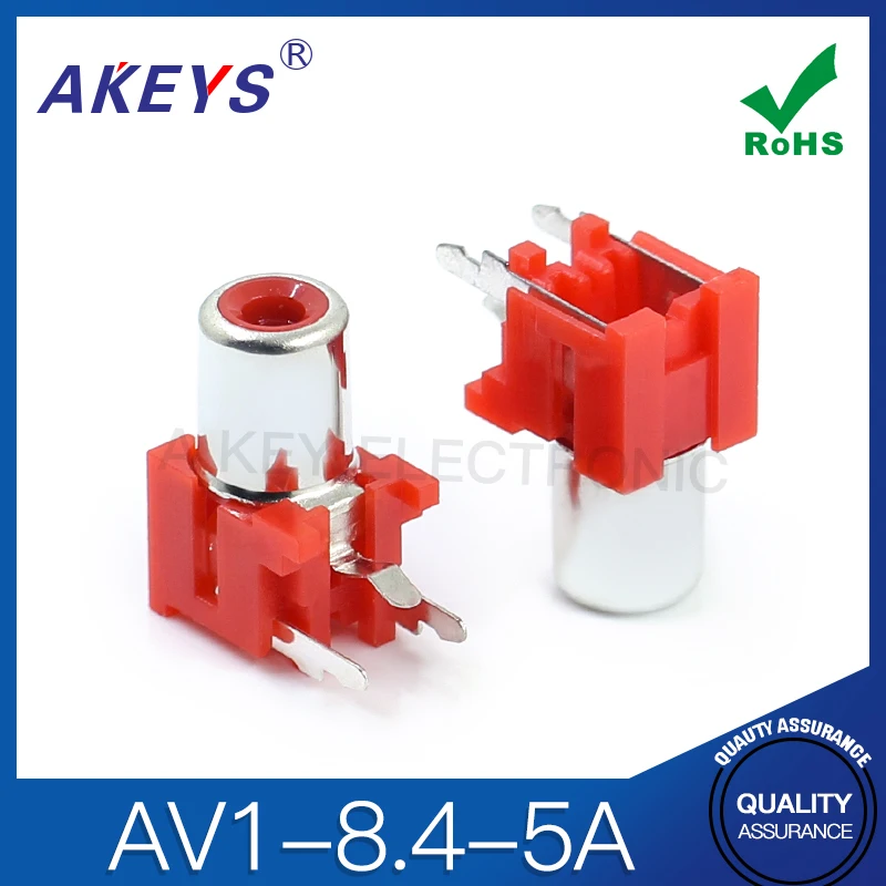 Концентрическая розетка AV 3 фута разъем RCA одно отверстие печатная плата сварка