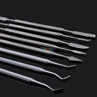 1pcs double ends dental wax carver mixing spatula knife composite filling resin instruments dentist materials