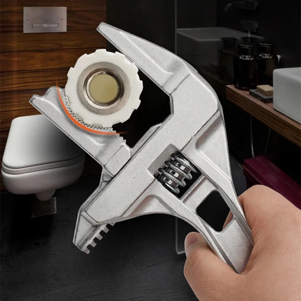 Adjustable Wrench Multifunctional Plumber Dismounting Installing Lightweight