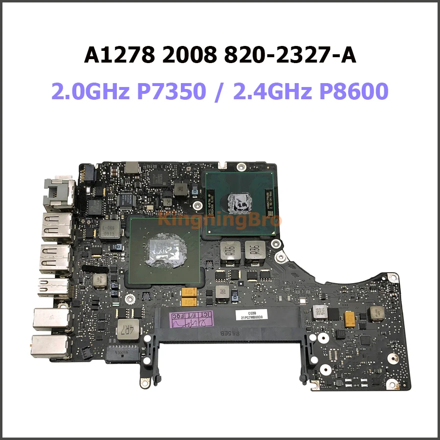 Протестированная оригинальная материнская плата для Macbook Pro 13 дюймов A1278 C2D i5 i7 2008