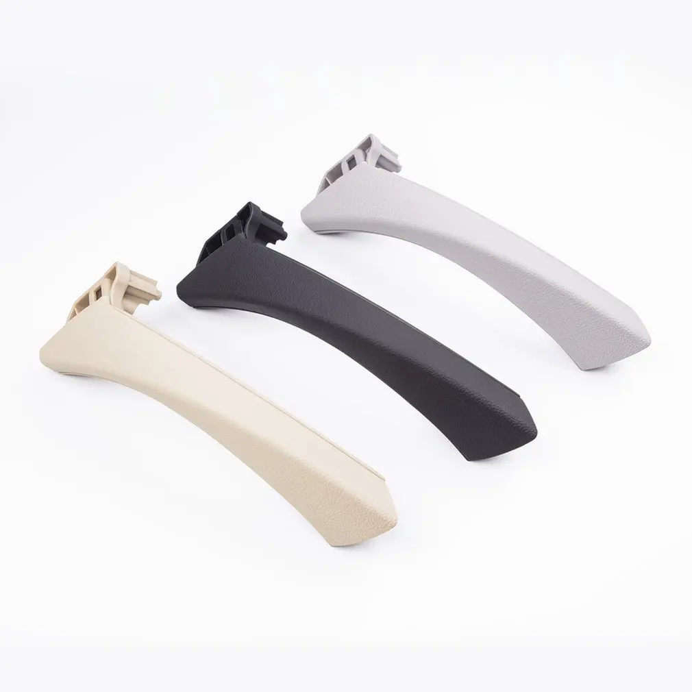 

Car Inner Handle Interior Door Panel Pull Trim Cover Gray Beige Black left Right For E90 E91 E93 For 3-Series Pull Trim Cover