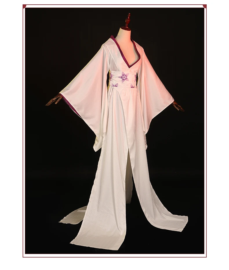 Кимоно женское с V-образным вырезом и ремнем | Тематическая одежда униформа