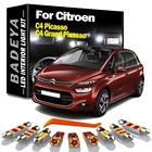 BADEYA светодиодная интерьерная с Canbus Купол Карта багажник Footwell светильник комплект для Citroen C4 Picasso для C4 Grand Picasso MK1 Mk2 автомобильные аксессуары