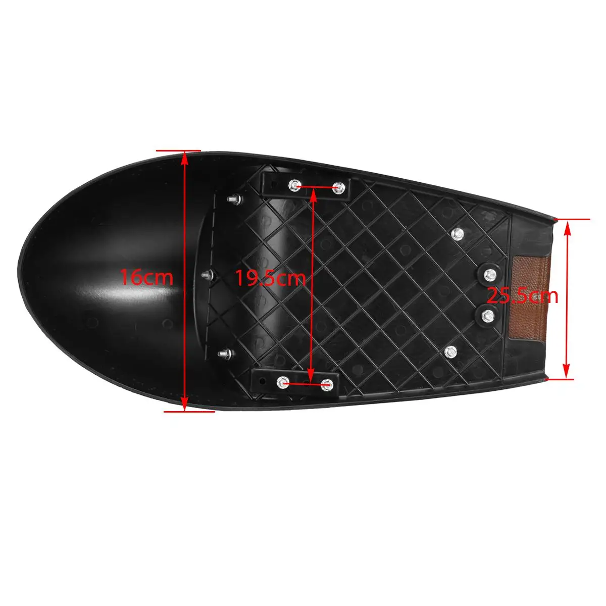 

PU Leather Motorcycle Seat Cafe Racer Seat Cushion Scooter Vintage Saddle Seat For BMW/Triumph/Bonneville/Honda