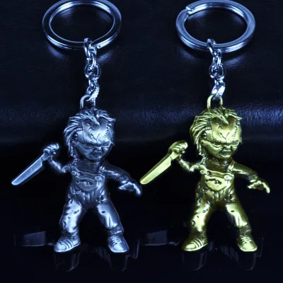 Брелок для ключей Чаки нож рук из фильма ужасов кулон с кольцом машины сумки