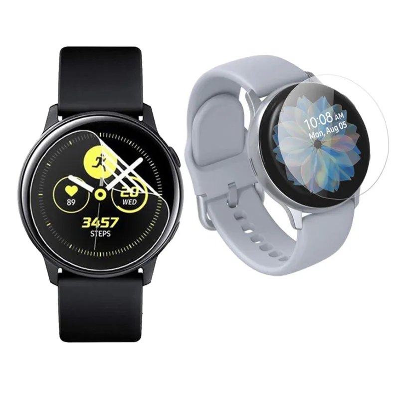 5 шт ТПУ Мягкая Защитная пленка для samsung Galaxy Watch Active 2 40 мм/44 мм Active2 SmartWatch защита экрана