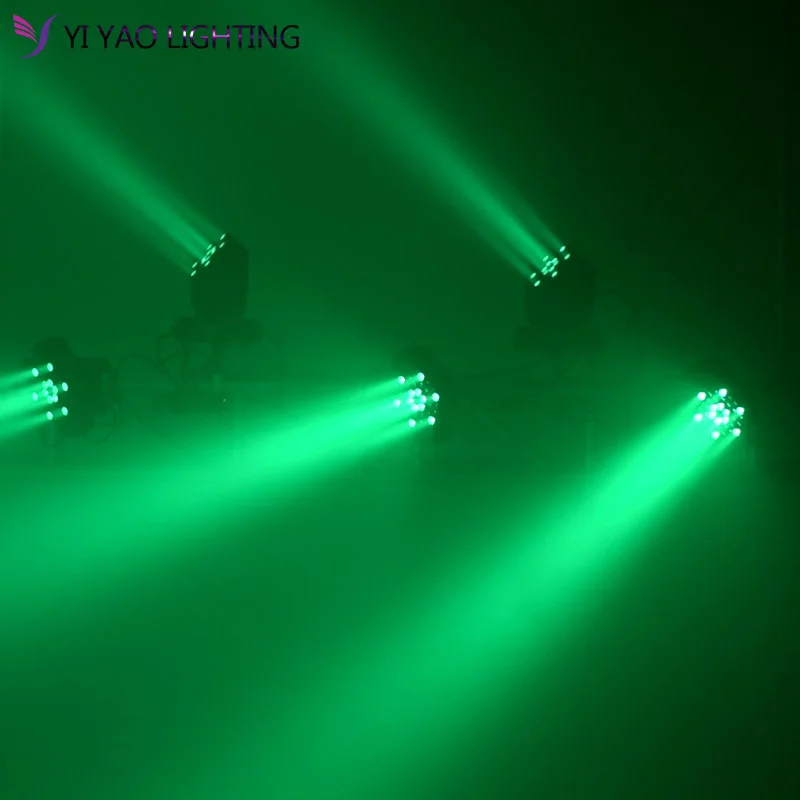 8 шт./лот 2018 новейший 36X3W луч движущийся головной свет RGBW LED стирка сценическое
