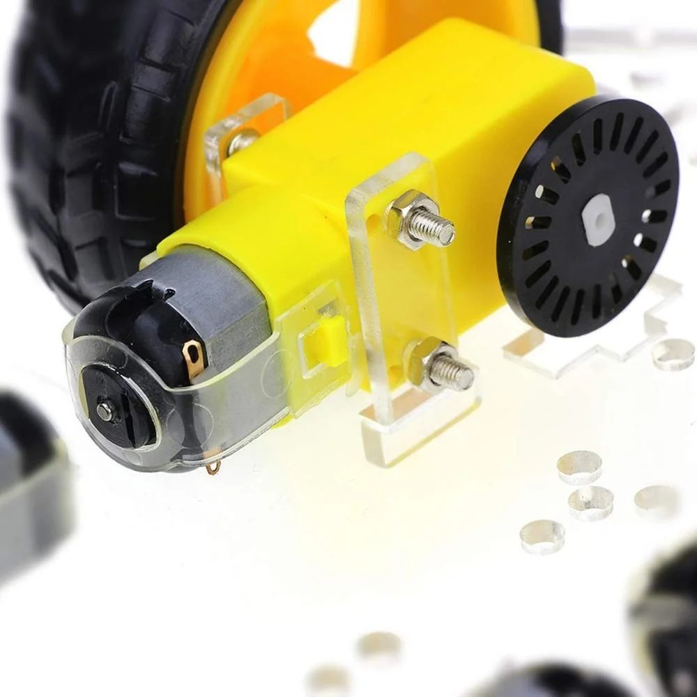 Smart Robot Car Chassis Kit with Speed Encoder 4WD & Battery Box for Arduino | Электронные компоненты и