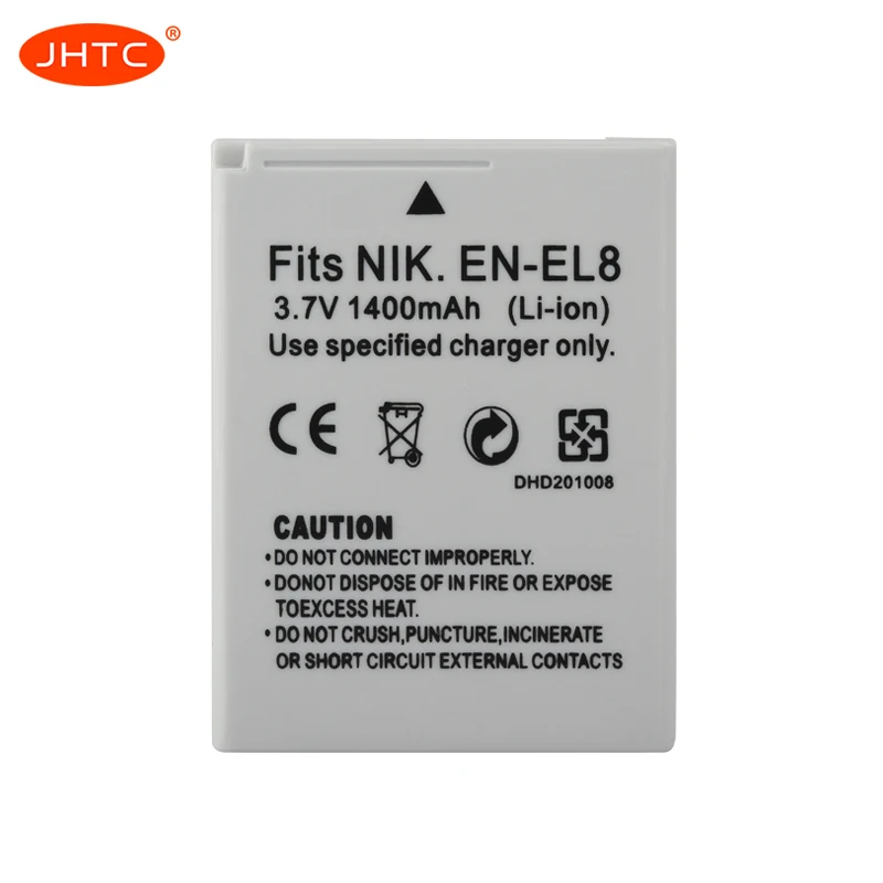 RU EL8 Камера Батарея EN 1400mAh для NIKON CoolPix P1 P2 S1 S2 S3 S5 S50 S51 S52 PM087 MV12 батареи|Цифровые