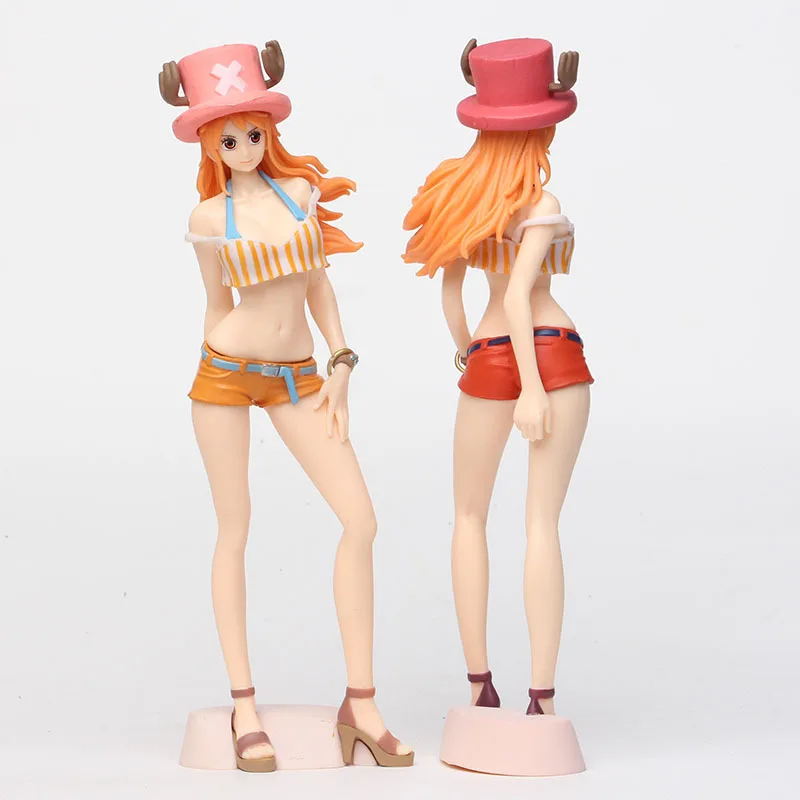 

One Piece Nami Chopper Hat Figure Model Doll Decoration Little Thief Cat Toys Hobbies Anime Kawaii for Children Baby Action Gift